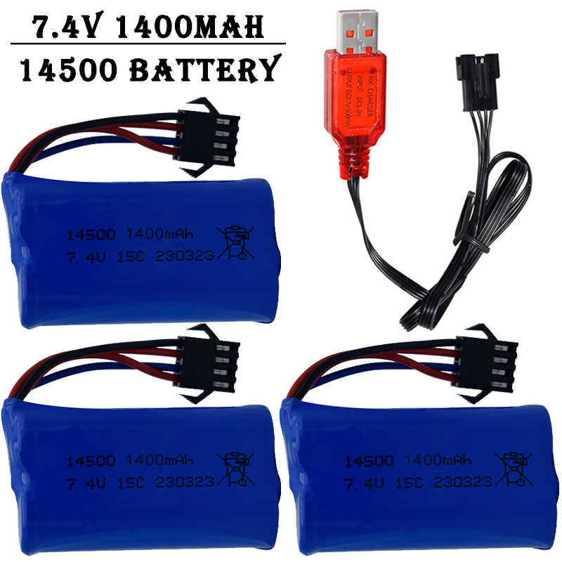 7.4V 1400mAh 14500 Lithium-Ion - огляд і ціна Rc Hobby Shops